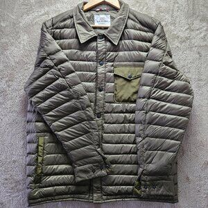 Ben Sherman Quilted Down Jacket Snap Buttons Men's Size XL Lightweight Pocket